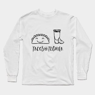 Tacos & Tequila Long Sleeve T-Shirt